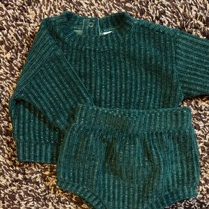 Cat & Jack Teal Ribbed Kids Set